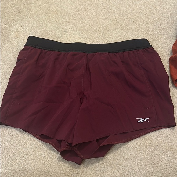 Reebok Women's Maroon Athletic Shorts - Picture 1 of 3